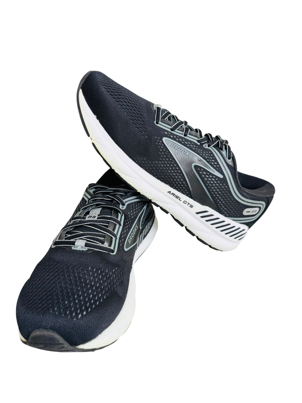 Brooks Ariel GTS 23 Women’s Running Shoes Black Gray Size 9.5